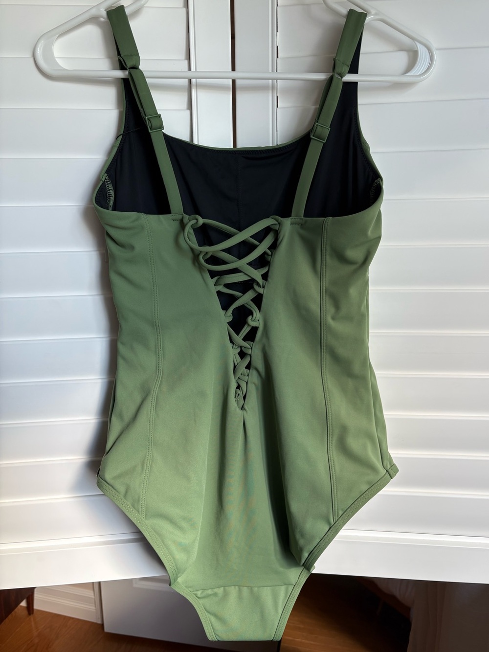 Knix Leakproof Shaper One Piece Swimsuit, XL, green - Picture 6 of 13